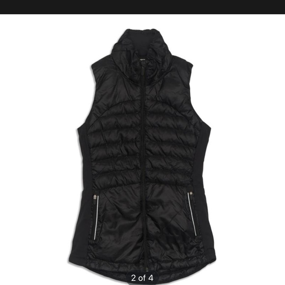 lululemon athletica Down For a Run II Black Puffer Vest - Picture 2 of 9